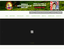 Tablet Screenshot of keralaassociation.org
